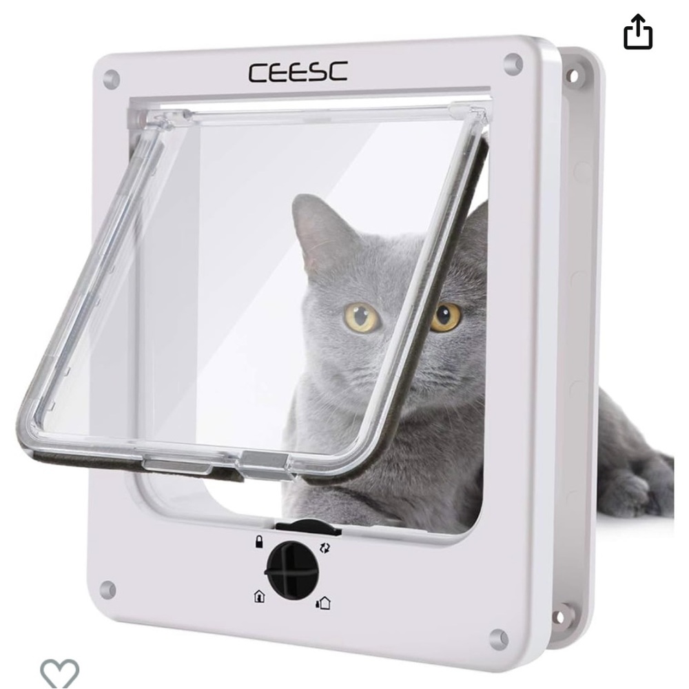 Cat Door (white)